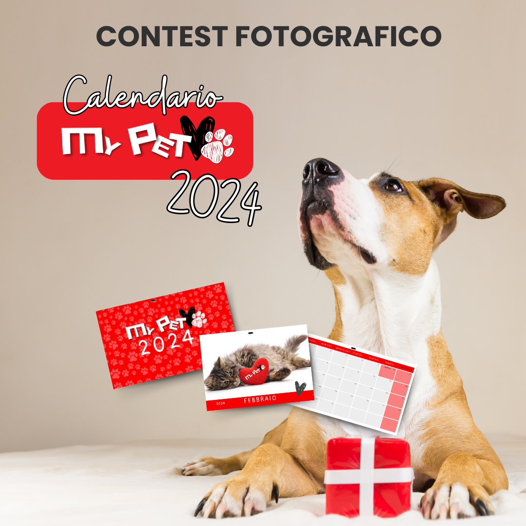 Calendario My Pet 2024. Partecipa al contest e il tuo pet sarà protagonista!