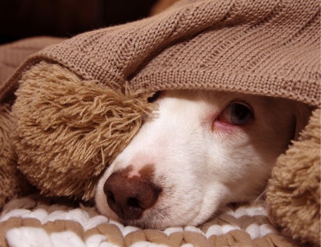Cane e paura dei tuoni: come calmarlo durante i temporali