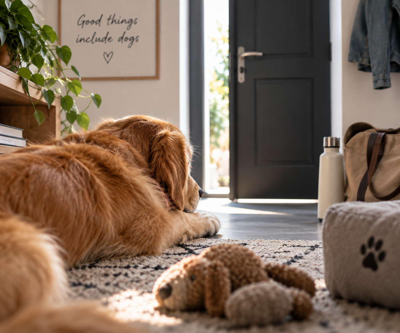 Ritorno alla routine dopo le vacanze: come aiutare il cane a restare di nuovo solo