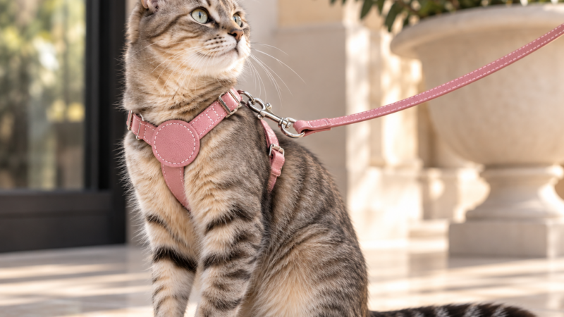 Pettorine e collari per gatti: quando comfort, vestibilità e stile vanno di pari passo