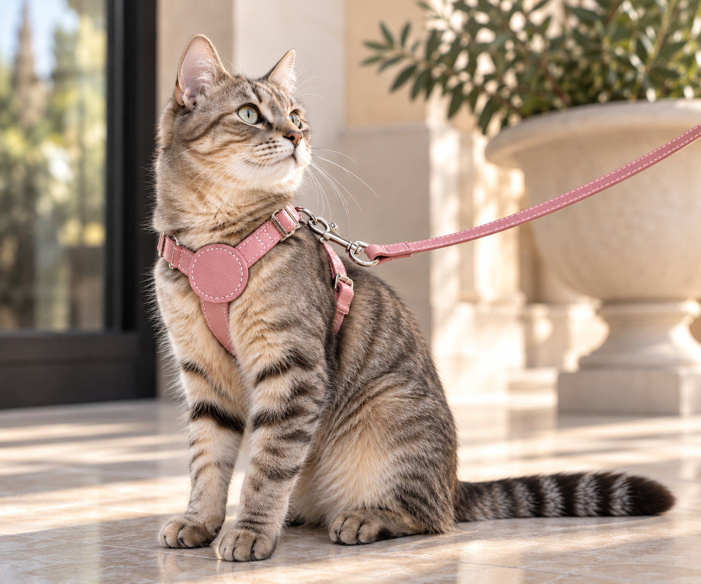 Pettorine e collari per gatti: quando comfort, vestibilità e stile vanno di pari passo