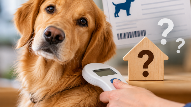 Microchip e proprietà del cane: essere intestatari significa esserne proprietari?