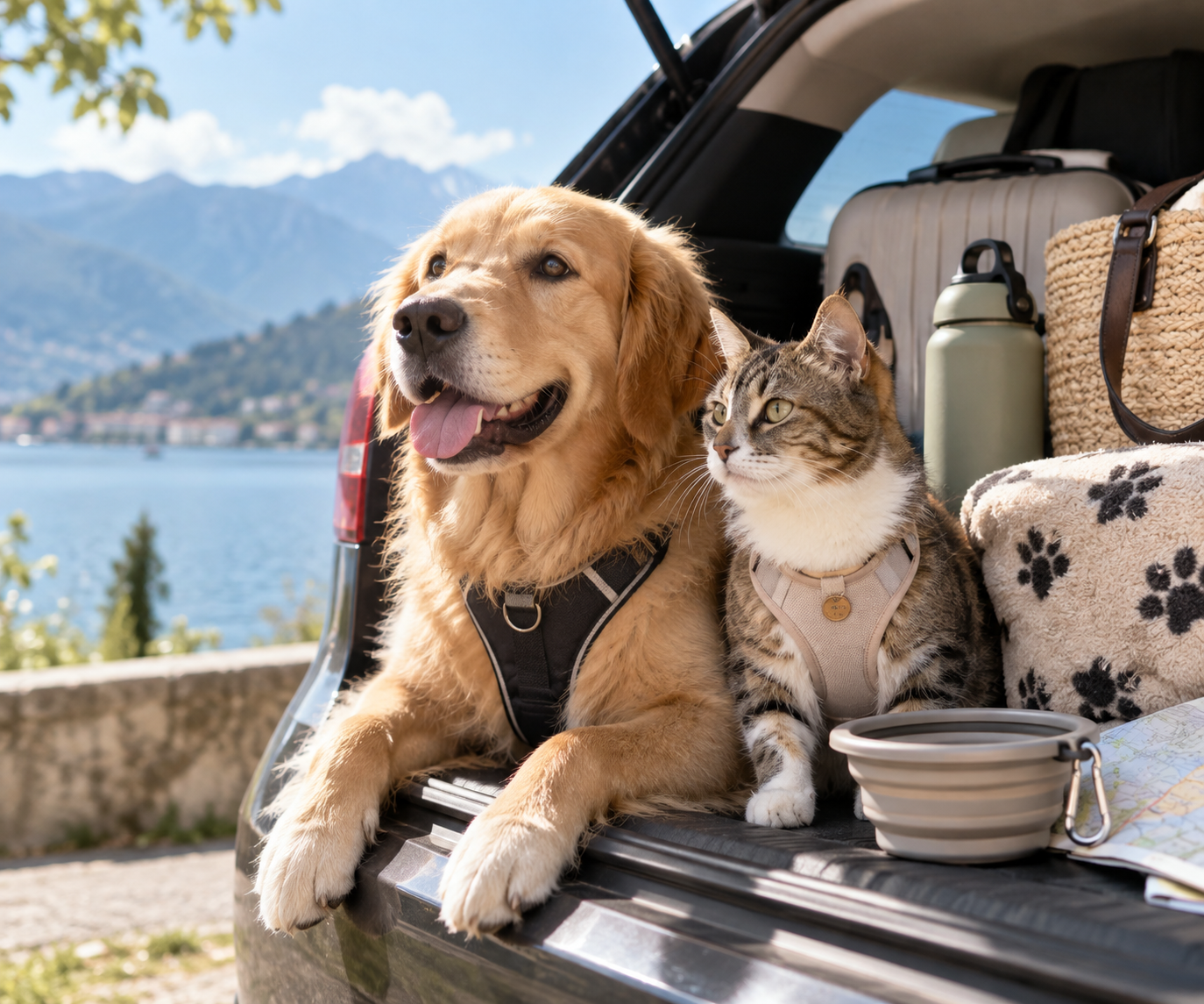 Viaggiare con cani e gatti: gli accessori pet sempre più indispensabili