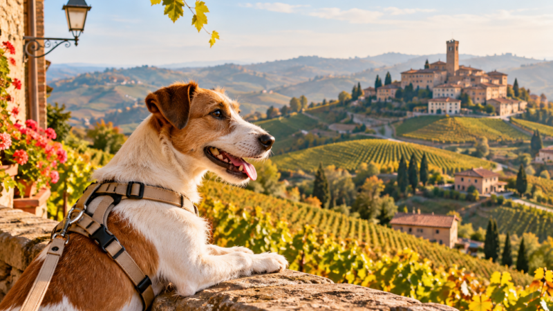 Weekend nelle Langhe con il cane: borghi, passeggiate e idee per una vacanza pet friendly