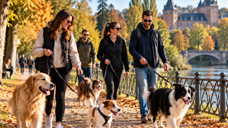 A spasso con Fido a Torino: al Valentino una passeggiata solidale per cani e persone