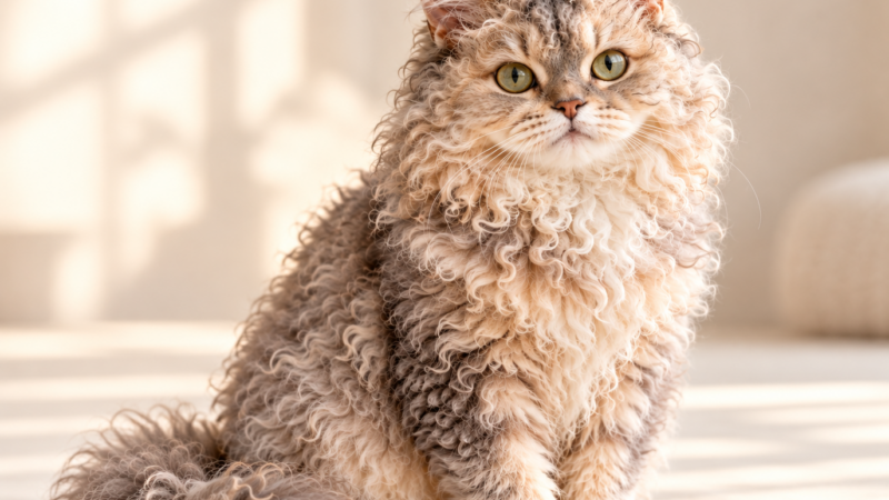 Selkirk Rex: il gatto dal caratteristico pelo riccio